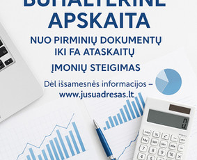 Finansinių ataskaitų rengimas, teikimas - Buhalterinės apskaitos paslaugos. Įmonių steigimas - 1