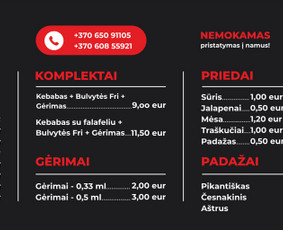 Kavinių ir restoranų meniu maketavimas - Grafinis dizainas / maketavimas - 2