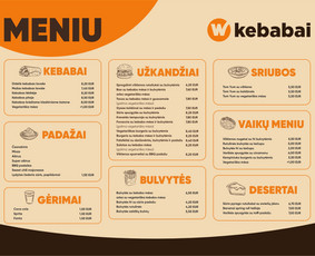 Kavinių ir restoranų meniu maketavimas - Grafinis dizainas / maketavimas - 1