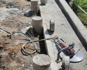 Skylių gręžimas, angų pjovimas - Skylių gręžimas,pjovimo darbai - 1