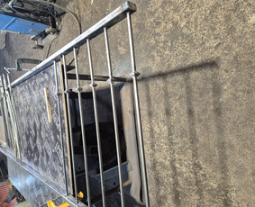 Mobilus suvirintojas su atsakingų konstrukcijų atestatu - Kiemo vartai, gamyba - 4 Kiemo vartai, gamyba - Mobilus suvirintojas su atsakingų konstrukcijų atestatu - 4