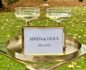 Įvairios paslaugos vestuvėms - Šampano staliukas jūsų šventei - 3