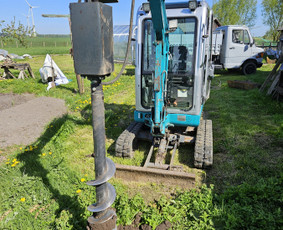 Polių gręžimas - Mini ekskovatoriaus Paslaugos. - 1