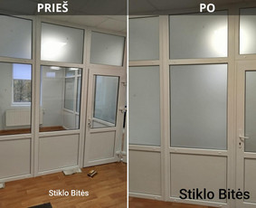 Plėvelės klijavimas - Langų tamsinimas Vilniuje. Plėvelė langams. Konsultavimas. - 2