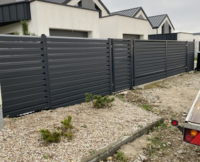 Segmentinės tvoros - Vartu,varteliu gamyba,montavimas,banketės stulpu betonavimas - 1