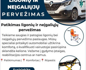 Transportas - Ligonių ir neįgaliųjų pervežimas - 1