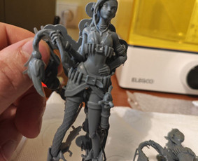 3D Spausdinimas - 3d spausdinimas fotopolimerine derva ir Fdm spausdinimas - 2