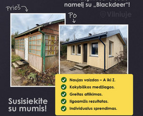 Statybos darbai - Sodo namelių Atnaujinimas - 1