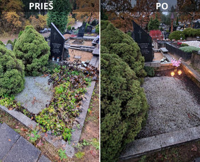 Kapo uždengimas akmens gaminiais - Kapaviečių tvarkymas - 2