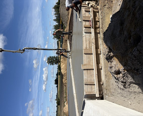 Tvoros pamatai, betonavimas - Betonavimo darbai - 1