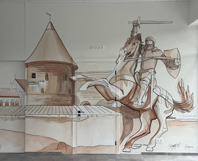 Grafiti piešimas - Sienų tapyba, paveikslai, tapybos pamokos - 4