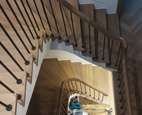 Laiptų montavimas - Laiptų gamyba, montavimas Gindulių laiptai. - 1