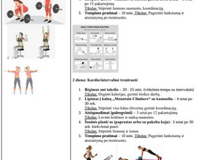 Sporto programos sudarymas - Individualios, specializuotos treniruotės. - 3