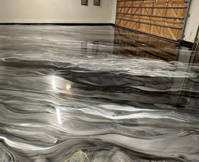 Grindų klojimas, remontas - Liejamos epoksidinės grindų dangos. Akmens kilimas - 1