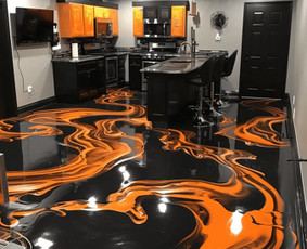 Akmens kilimas. Epoksidinės grindys. Epoksidinės dangos. / Amber Epoxy Design / Darbų pavyzdys ID 4148534