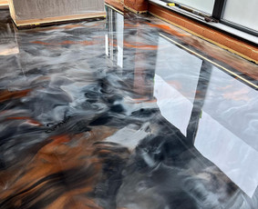 Akmens kilimas. Epoksidinės grindys. Epoksidinės dangos. / Amber Epoxy Design / Darbų pavyzdys ID 4148540
