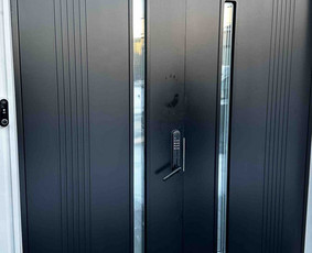 Lauko durys, montavimas - Plastikiniai, aluminiai mediniai langai, montavimas, apdaila - 3