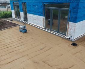 Aplinkos tvarkymas, apželdinimas - Trinkelių, kelio, įvažiavimų pagrindai. Gerbuvio tvarkymas - 4