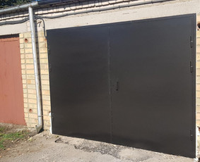 Statybos darbai - Metaliniai garažo vartai-durys. - 1