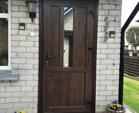 Lauko durys, montavimas - Aliuminių stoginių ir stumdomų konstrukcijų montavimas - 1