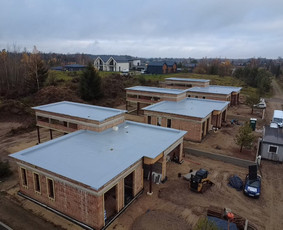 Plokščių Stogų Dengimas Pvc, Epdm ir bitumine Danga / Tvirti stogai / Darbų pavyzdys ID 4152804