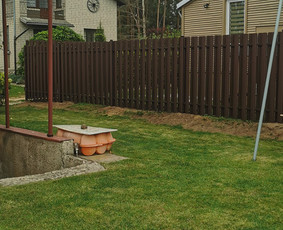 Metalinės tvoros - Segmentinės Tvoros, vartai, varteliai montavimas - 4