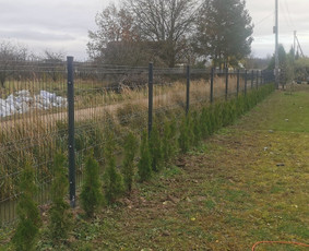 Statybos darbai - Segmentinės Tvoros, vartai, varteliai montavimas - 2