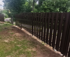 Metalinės tvoros - Segmentinės Tvoros, vartai, varteliai montavimas - 2