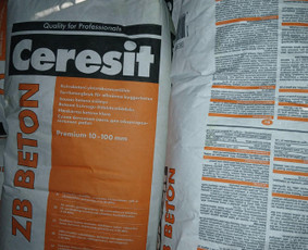 Statybos, apdaila - Ceresit sausas betono mišinys - 2