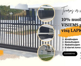 Aplinka, sodas - Tvoros ir vartai: Šukos, Zetta, Klasika, Polisadas, Rombas - 1