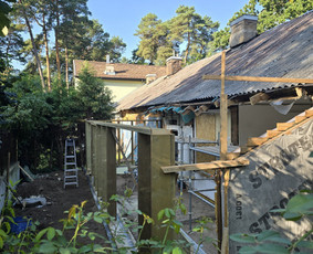 Statybos, apdaila - Senu Mediniu,muriniu Namu renovacija rekonstrukcija. - 3