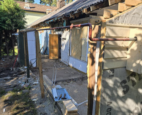 Statybos, apdaila - Senu Mediniu,muriniu Namu renovacija rekonstrukcija. - 4