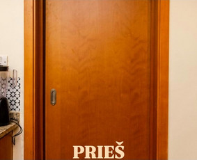 Statybos, apdaila - Baldų ir stiklo plėvelių klijavimas. - 3