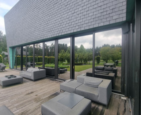 Statybos, apdaila - Baldų ir stiklo plėvelių klijavimas. - 1