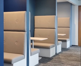 Statybos, apdaila - Baldų ir stiklo plėvelių klijavimas. - 4