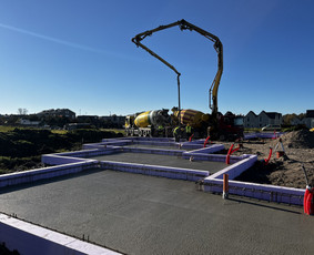 Statybos, apdaila - Gręžtinių pamatų įrengimas, plokštuminių pamatų įrengimas. - 1