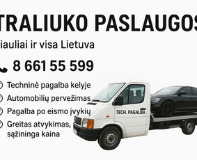 Transportas - Tech. Pagalba – Traliuko Paslaugos Šiauliai ir visa Lietu - 1