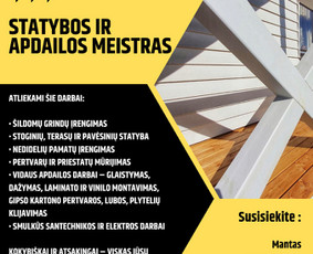 Statybos, apdaila - Statybos ir apdailos darbai - 1