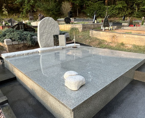 Paminklai kapams, antkapiai - Paminklai, meniški antkapiai, granito plokštės - 3