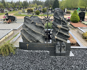 Paminklai, meniški antkapiai, granito plokštės / Kauno Antkapiai / Darbų pavyzdys ID 4157154