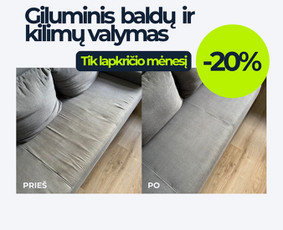 Buitinės paslaugos - Namų ir baldų valymo paslaugos Vilniuje - 1