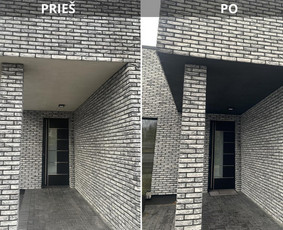 Fasadų apdaila, dažymas - Šlapio fasado smulkūs darbai ir remontas - 1