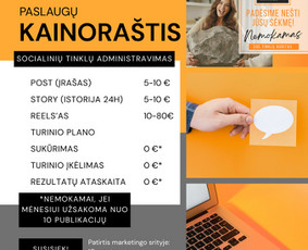 Paslaugos verslui - Socialinių tinklų administravimas, Meta Ads, Google Ads - 1