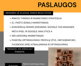 Paslaugos verslui - Socialinių tinklų administravimas, Meta Ads, Google Ads - 3