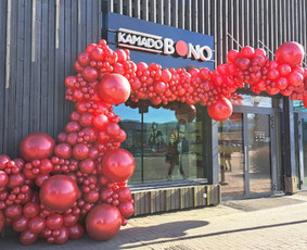 Vestuvių, &scaron;venčių dekoravimas - Balionų dekorai-instaliacijos - 4