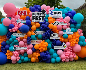 Balionai, helio balionai - Balionų dekorai-instaliacijos - 3