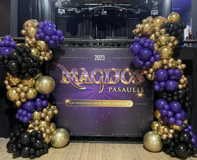 Balionai, helio balionai - Balionų dekorai-instaliacijos - 1