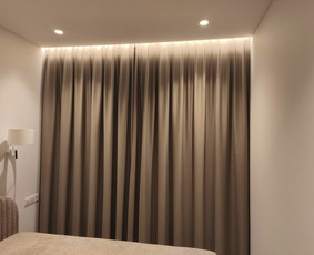 Karnizų, roletų montavimas - Užuolaidų / romanečių siuvimas, bėgelių montavimas. - 1