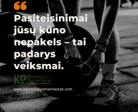 Sporto programos sudarymas - Treneris Kornelijus - 3