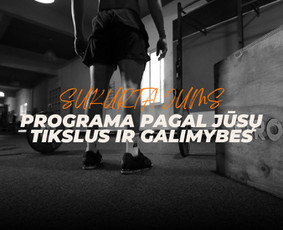 Sporto programos sudarymas - Treneris Kornelijus - 2